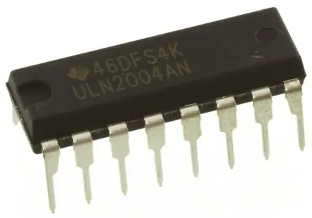 Produktfoto 1 von Texas Instruments Darlington-Transistor 7 50 V 500 mA NPN, PDIP 16-Pin