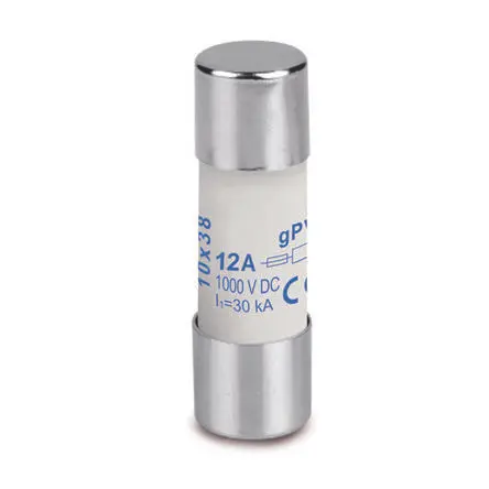 Produktfoto 1 von Weidmüller Patronensicherung gPV / 12A 10 x 38 mm 1kV Keramik