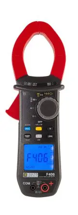 Produktfoto 1 von Chauvin Arnoux F406 Stromzange AC/DC-Stromzange CAT IV, CAT III, 1700 V dc, 99.99 kΩ