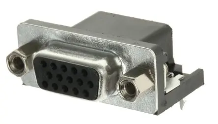 ASSMANN WSW A-HDF D-Sub-Steckverbinder DF-15 gewinkelt, 15-polig 1.98 mm Raster, Durchsteckmontage Buchse