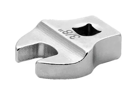 Produktfoto 1 von Bahco, 9 mm Gabelschlüsseleinsatz Krähenfuß-Schlüssel, Chrom, 1/4 in