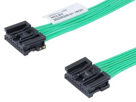 Produktfoto 1 von Molex 8 224050 Kabel-Platine-Kabelkomponente Mini50 8 / Crimp-Anschlussklemme Buchse / Buchse, 600 mm