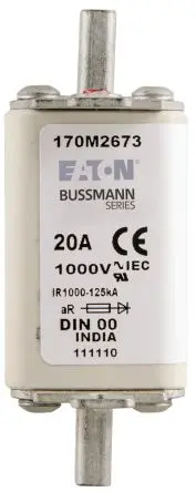 Produktfoto 1 von Socomec Sicherungseinsatz NH3, 690V / 500A aR, aR IEC, DIN, EN, Lochabstand 150 mm