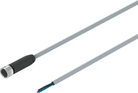 Produktfoto 1 von Festo NEBA, 3-polig Steuerleitung, M8, Gerade Stecker 3 / Nicht abgeschlossen, Länge 20 m