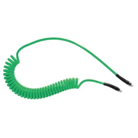 Produktfoto 1 von PREVOST 6 m PUS Polyurethan Spiralschlauch Grün, Innen-Ø 6.5 mm, 8 bar 70 °C -15 °C