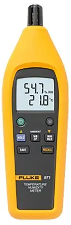 Produktfoto 1 von Fluke 971 Hygrometer 60 °C, Typ Digitalhygrometer ±2.5 %RH, absolut 60 °C / 95 %RH, ± 1 °F