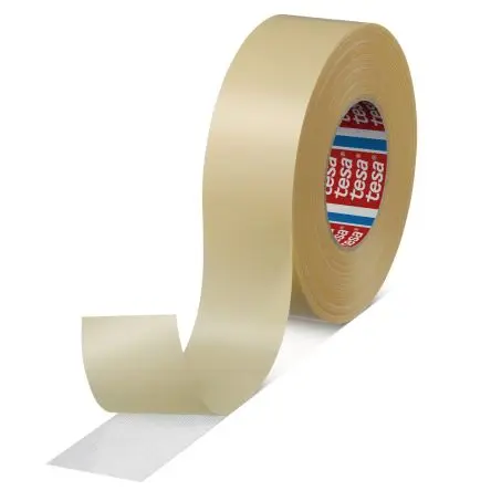 Produktfoto 1 von Tesa 5939 Doppelseitiges Gewebeband, Weiß bis 80 °C, Stärke 0.19 mm 75N/cm Polyethylenterephthalat, 25mm x 50 m