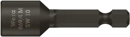 Produktfoto 1 von Wera 6.35 mm 1/4 in Sechskant Schraubbit, Sechskant Magnet, 1-teilig, 65mm