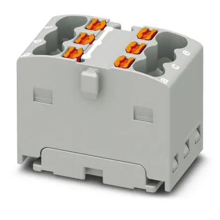 Produktfoto 1 von Phoenix Contact PTFIX Verteilerblock 17.5A Grau 6-polig
