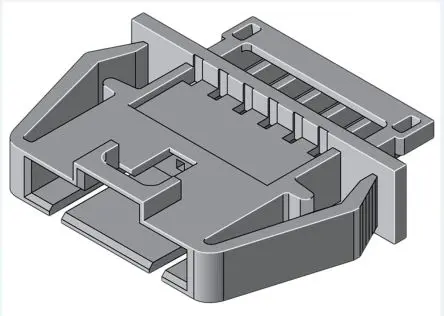 Produktfoto 1 von Molex SL Stecker Steckverbindergehäuse 2.54 mm, 3-polig / 1-reihig Gerade, Panel für SL-Crimp-Anschlussklemme 70021, TPA