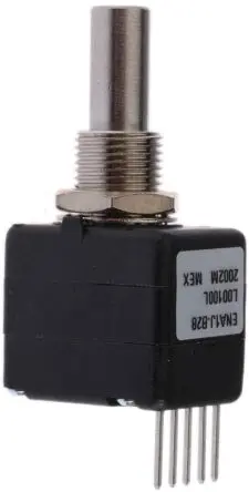Produktfoto 1 von Bourns EN Optischer Encoder Optisch 100 Impulse/Umdrehung/U, 5V dc, 3000 U/min, Quadratur Kelch mit Ø 6.35 mm Schaft