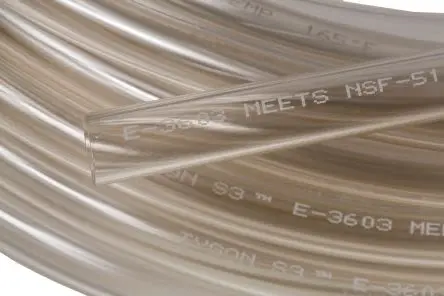 Produktfoto 1 von Saint-Gobain Flexibler Schlauch, Ø 4 mm 7 mm Außen-ø Klar Polyvinylchlorid 2.1 bar x 15 m