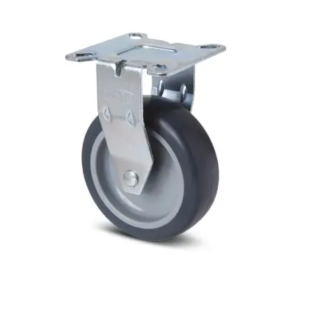 Produktfoto 1 von Tente Feststehend Rolle, Rad ø 75 mm, 60 kg, Ges H. 100 mm, Rad B. 25 mm