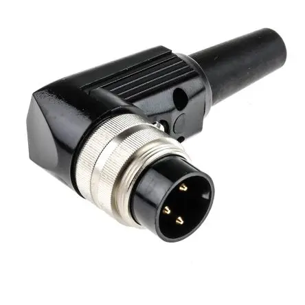 Produktfoto 1 von Lumberg WSV M16 DIN-Stecker gewinkelt 3-polig, DIN EN 60529, 250V ac 5A IP40 Kabel, Mit Gewinde Stecker
