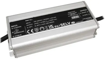 Produktfoto 1 von RS PRO LED-Treiber, 150 W 176V ac, 264 V ac 12.5A, Ausgang 12V