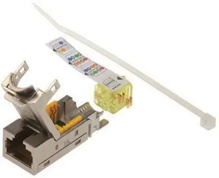 Produktfoto 1 von HARTING, 2082001 RJ-Steckverbinder, RJ45, Kat. 6, 1 -Port, Typ Ungeschirmt, Gekreuzt, L 15.6 mm, Typ HIFF-Jack