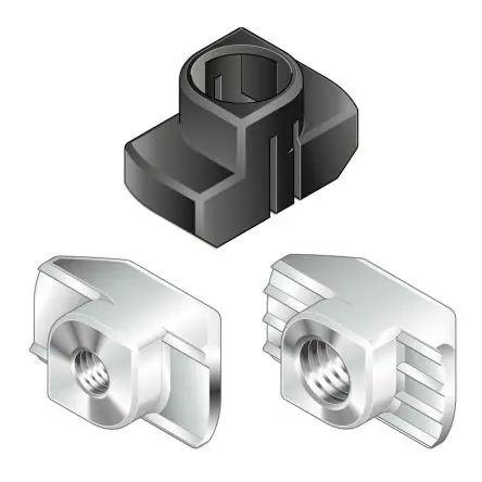 Produktfoto 1 von Bosch Rexroth T-Slot Stone Verbindungskomponente, Nutenstein, Befestigungs- und Verbindungselement für 6 mm, M4, L. 11.5