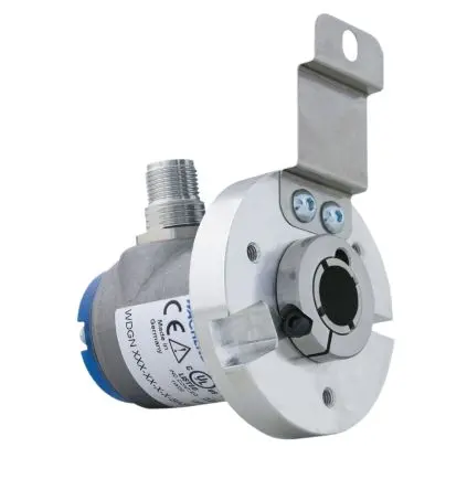 Produktfoto 1 von Wachendorff WDGN 58E Inkrementalgeber Inkremental 16384 Impulse/Umdrehung/U, 32V, 6000 U/min, TTL, HTL Vollwelle mit Ø