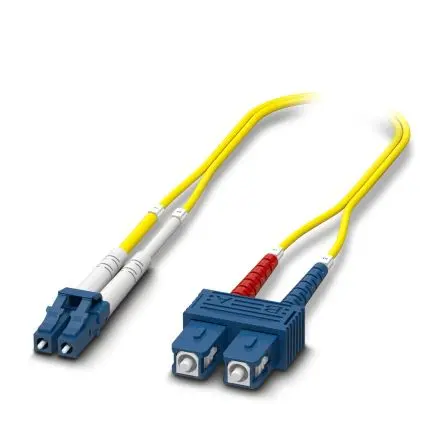Produktfoto 1 von Phoenix Contact LWL-Kabel 2 m, Raucharm halogenfrei Gelb 9 μm