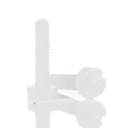 Produktfoto 1 von RS PRO Nylon Metrisch Rändelschraube Rund, gerändelt x 10 mm, glatt