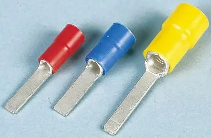 Produktfoto 1 von JST FV Kabelschuh Flachstift, Isoliert 22 AWG, Rot, L. 11.1 mm 16 AWG, D. 0.8 mm