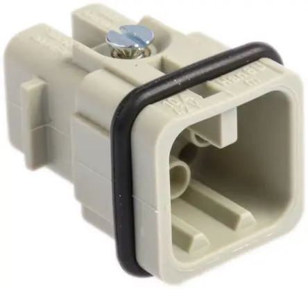 Produktfoto 1 von HARTING Han D Industrie-Steckverbinder Kontakteinsatz Stecker, 8-polig 10A, Kabel, Steckverbindereinsatz