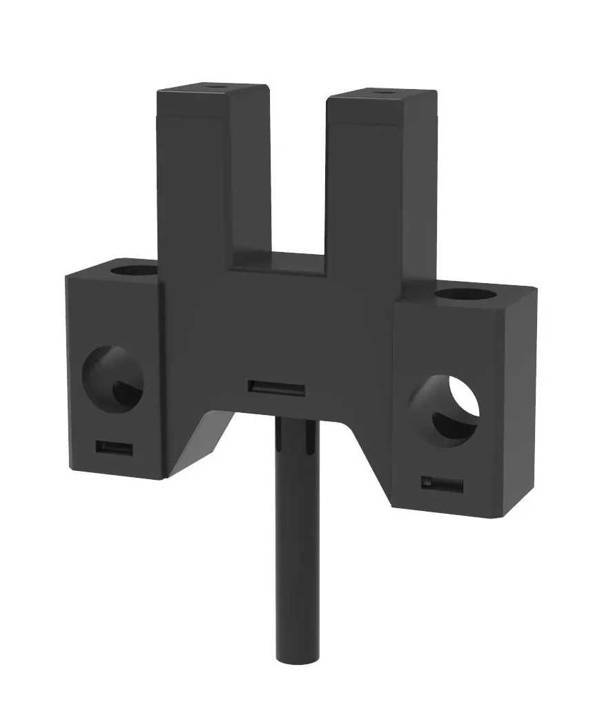 Produktfoto 1 von RS PRO Optischer Sensor, Durchgangsstrahl, Bereich 5 mm, NPN NONC Ausgang, Anschlusskabel, Hell-/dunkelschaltend
