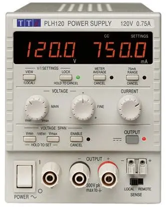 Produktfoto 1 von Aim-TTi Digital 1 Linear 120V IEC 320 Labornetzgerät 750 mA 90 W, ISO-kalibriert