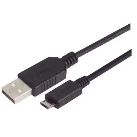 Produktfoto 1 von L-Com Stecker CSMUAMICB USB-Kabel, USB Stecker / USB Typ A, 1 m USB 2.0 Schwarz