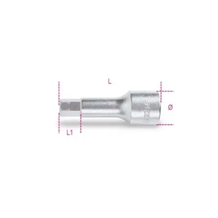 Produktfoto 1 von BETA 12.7 mm 10 mm Sechskant Schraubbit, Sechskant, 1-teilig, 75 mm