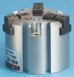 Produktfoto 1 von SMC MHS Pneumatikgreifer, Doppeltwirkend-Ausführung, 4 Greifarme, Parallel, 0.6 Mpa max. 16 to 25