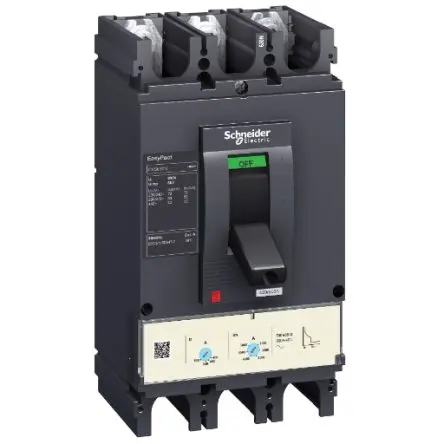 Produktfoto 1 von Schneider Electric EasyPact CVS400N, Kompaktschutzschalter 3-polig, 400A / Abschaltvermögen 70 kA 415V ac