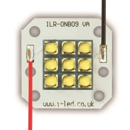 Produktfoto 1 von Intelligent LED Solutions LED-Array OSLON Square 9 Tiefblau, 9-LEDs 8640 mW-Typ 11.7 W
