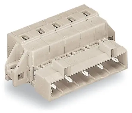 Produktfoto 1 von WAGO Stecker 723 Leuchtensteckverbinder, Stecker für Beleuchtung, Kontakte: 10, Anz.Ausl. 10, Kabelmontage, 12A