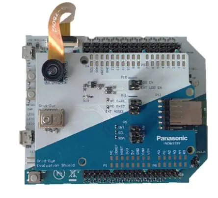Produktfoto 1 von Panasonic PAN9520 Evaluierungsboard PAN9520 mit GE Shield 90°, Evaluierungsplatine Entwicklungstool Sensor,