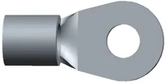 Produktfoto 1 von TE Connectivity Solistrand Ringkabelschuh, Unisoliert 8 AWG, 8 AWG max.AWG, aussen ø 11.91 mm, innen ø 5 mm, M5