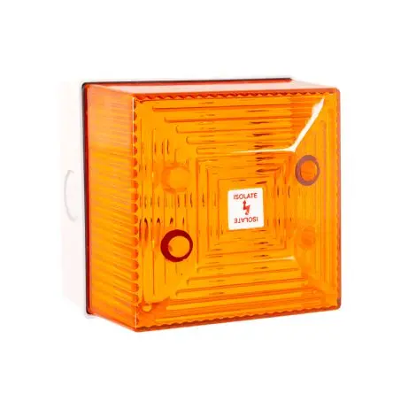 Produktfoto 1 von Clifford & Snell FL40 Xenon Filament/Warnsummer Signalleuchte 230V ac Gelb Wand IP65