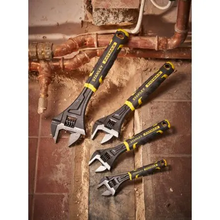 Produktfoto 1 von Stanley Rollgabelschlüssel Rollgabelschlüssel, Bi-Material Griff, Backenweite 32 mm, / Länge 250 mm