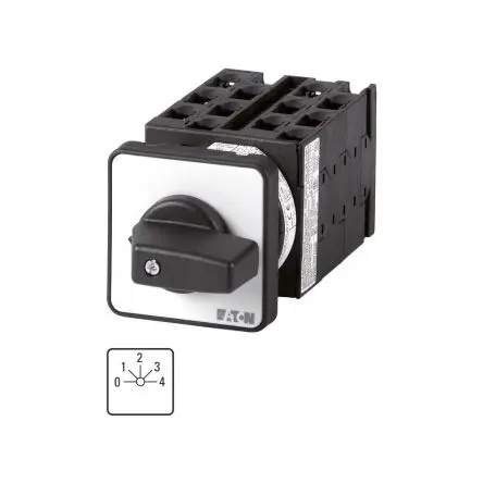 Produktfoto 1 von Eaton Eaton Moeller Nockenschalter 32 A, 5-Stufen Handkipphebel Schraube, 45 °-Wurfwinkel