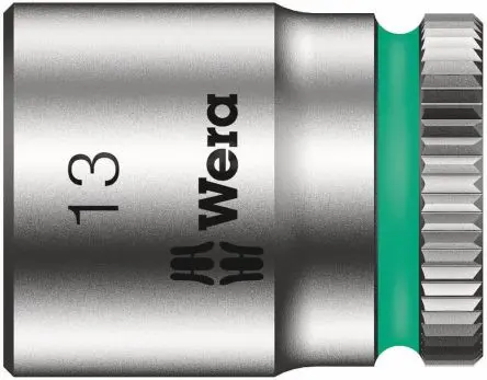Produktfoto 1 von Wera 1/4 in 6-Kant Buchse SW 12 mm Sechskant x 23mm