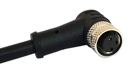 Produktfoto 1 von Bulgin M8, 3-polig Sensor-Betätigungselementkabel, Rechtwinklig Buchse / Nicht abgeschlossen Stecker/Buchse, Länge 1 m