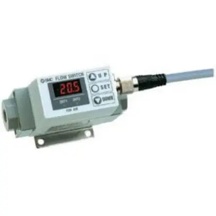 Produktfoto 1 von SMC PF2A Luft Durchflussschalter 2.5l/min → 52.5l/min Typ Digitaler Durchflussschalter