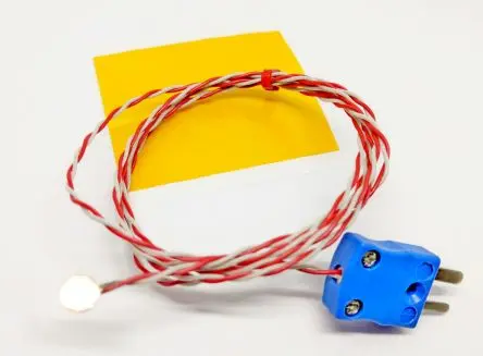 Produktfoto 1 von RS PRO XQ Perfluoralkoxyalkan Kupferscheiben-Thermoelement Typ K, Ø 1 mm x 1 m 0 °C → 200 °C