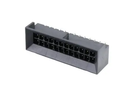 Produktfoto 1 von Molex 44428 Leiterplattenleiste gewinkelt, 24-polig / 2-reihig, Raster 3 mm Raster Oberfläche,