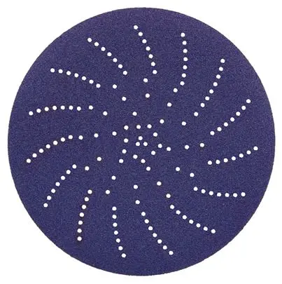 Produktfoto 1 von 3M Präzisionskorn Klebeband/PSA-Schleifscheibe Trennscheibe Ø 125 mm 320+, Korngröße 50