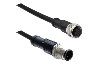 Amphenol Industrial M M12 Industrie-Rundsteckverbinder Stecker, Buchse 12-polig Stecker/Buchse Gewindemontage IP68,