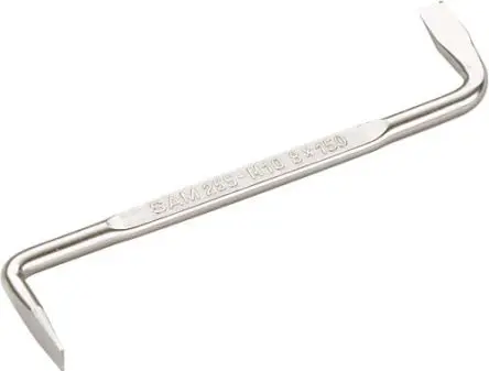 Produktfoto 1 von SAM Rechtwinklig, Chrom Vanadium Stahl, 125 mm / Klinge 20 mm