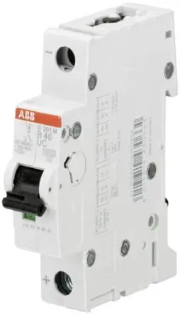 Produktfoto 1 von ABB S200 M UC Miniaturüberlastschalter Typ C, Pol 1-polig 0.5A 230V ac, Abschaltvermögen 10 kA System Pro M Compact 220