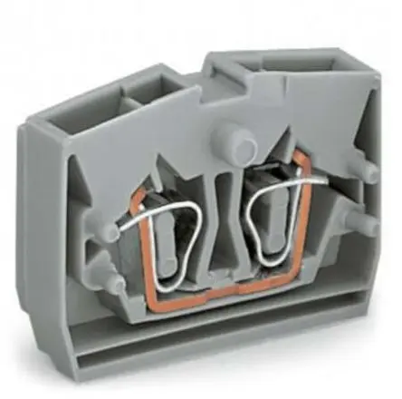 Produktfoto 1 von WAGO 264 Kupfer Nylon 6.6 Anschlussklemmenblock 24A Grau 2-polig 12AWG, 28 AWG