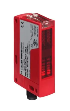 Produktfoto 1 von Leuze 46C Rechteckig Optischer Sensor, Unpolarisierter Reflexionslichtschranken-Sensor, PnP Ausgang, 4-poliger